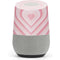 Pink Heart Pattern Google Home Skin